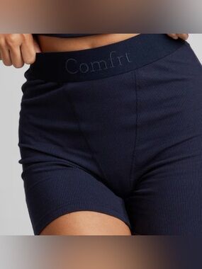 Comfrt Rib Contour Boxer Shorts Size S Preppy Trendy Cottage Comfy